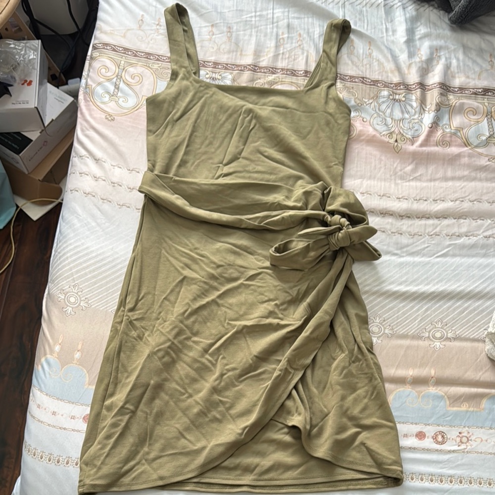 Square Neck Mini Dress